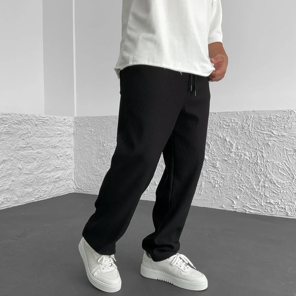 TF ~RIBBED TUBE LEG PANT