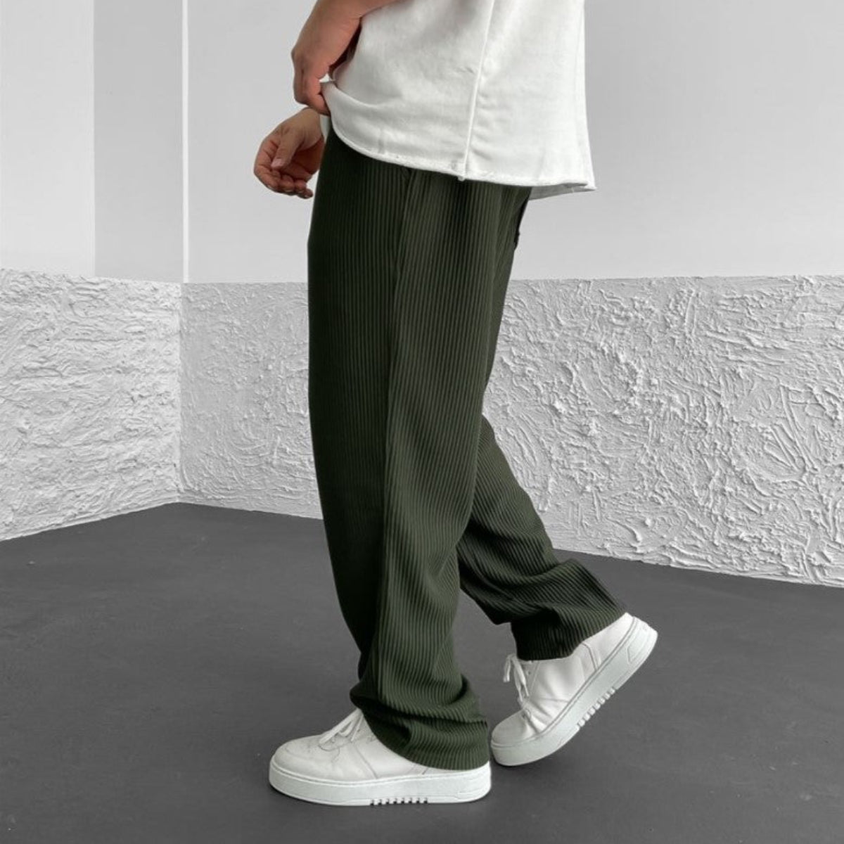 TF ~RIBBED TUBE LEG PANT