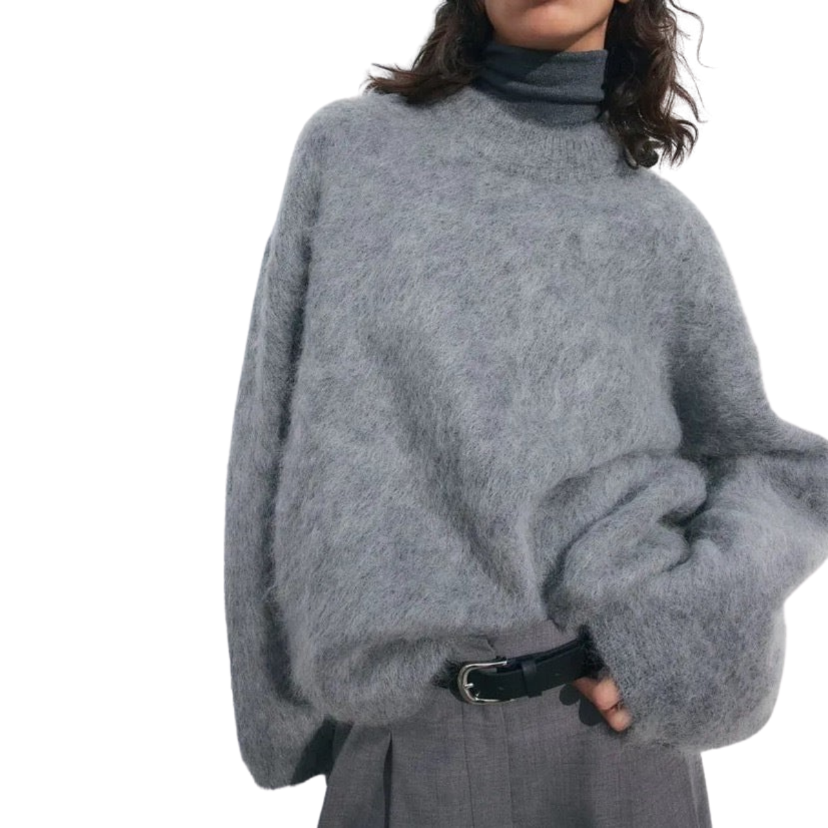 TF ~ OVERSIZED KNITTED SWEATER