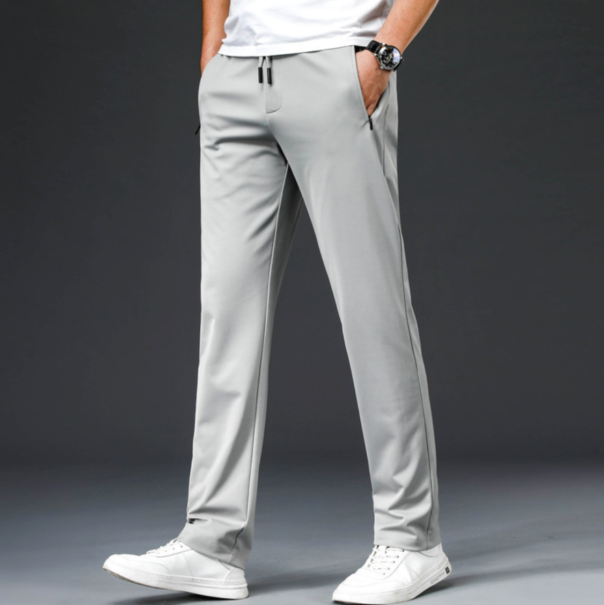 TF ~ STRAIGHT ANTI-WRINKLE CASUAL PANTS