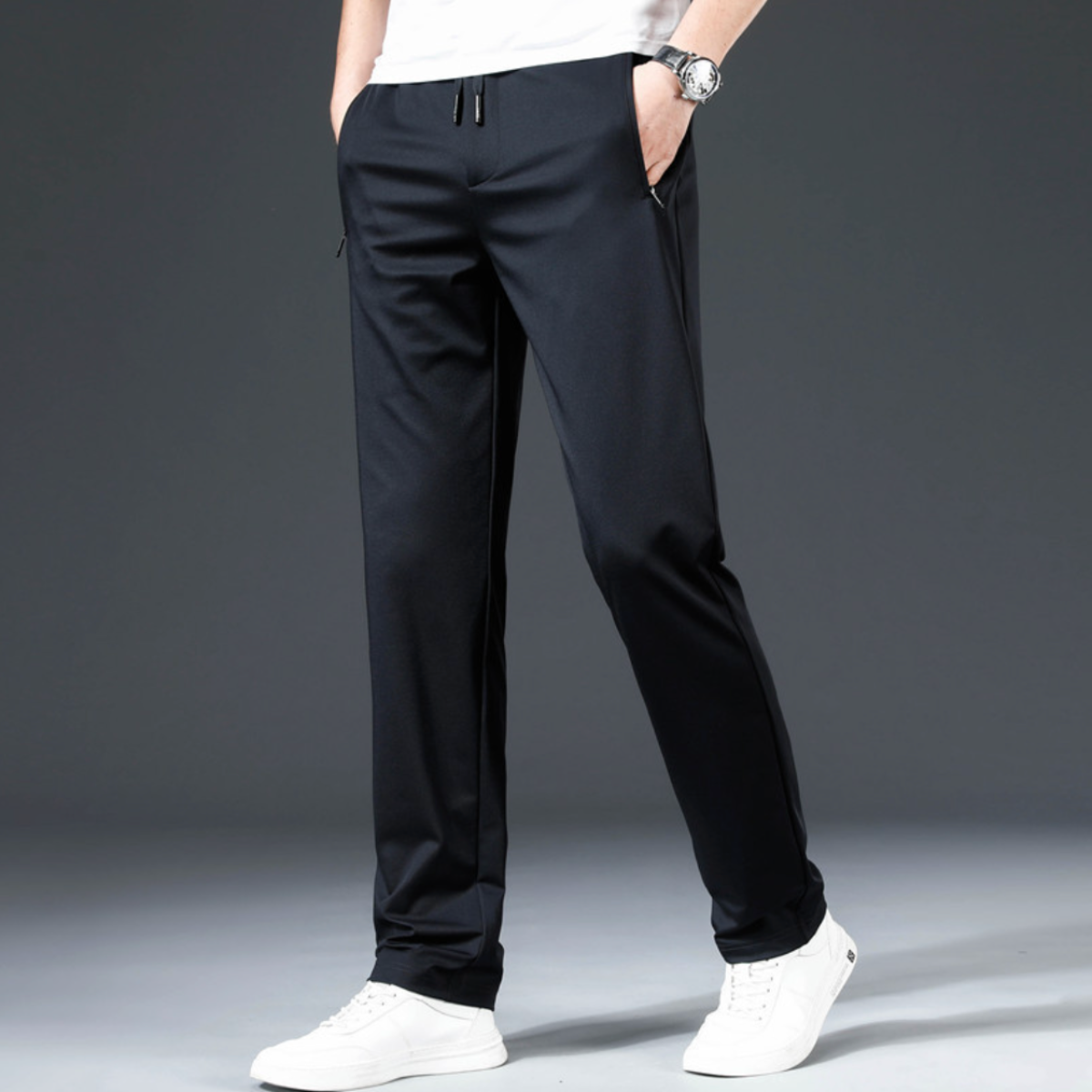 TF ~ STRAIGHT ANTI-WRINKLE CASUAL PANTS