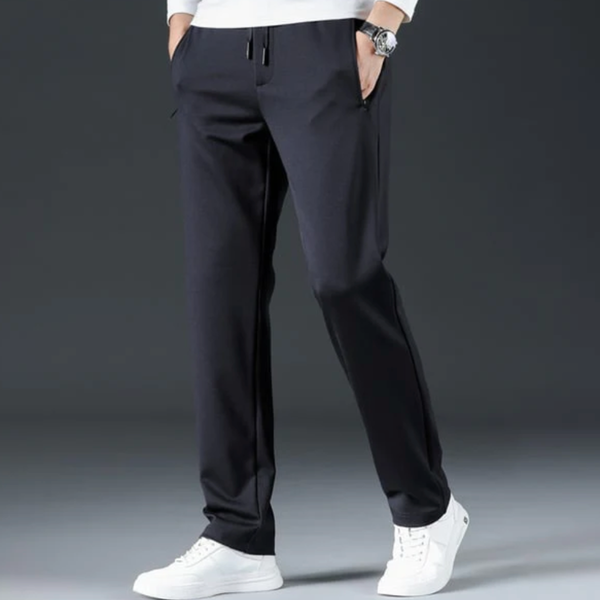 TF ~ STRAIGHT ANTI-WRINKLE CASUAL PANTS