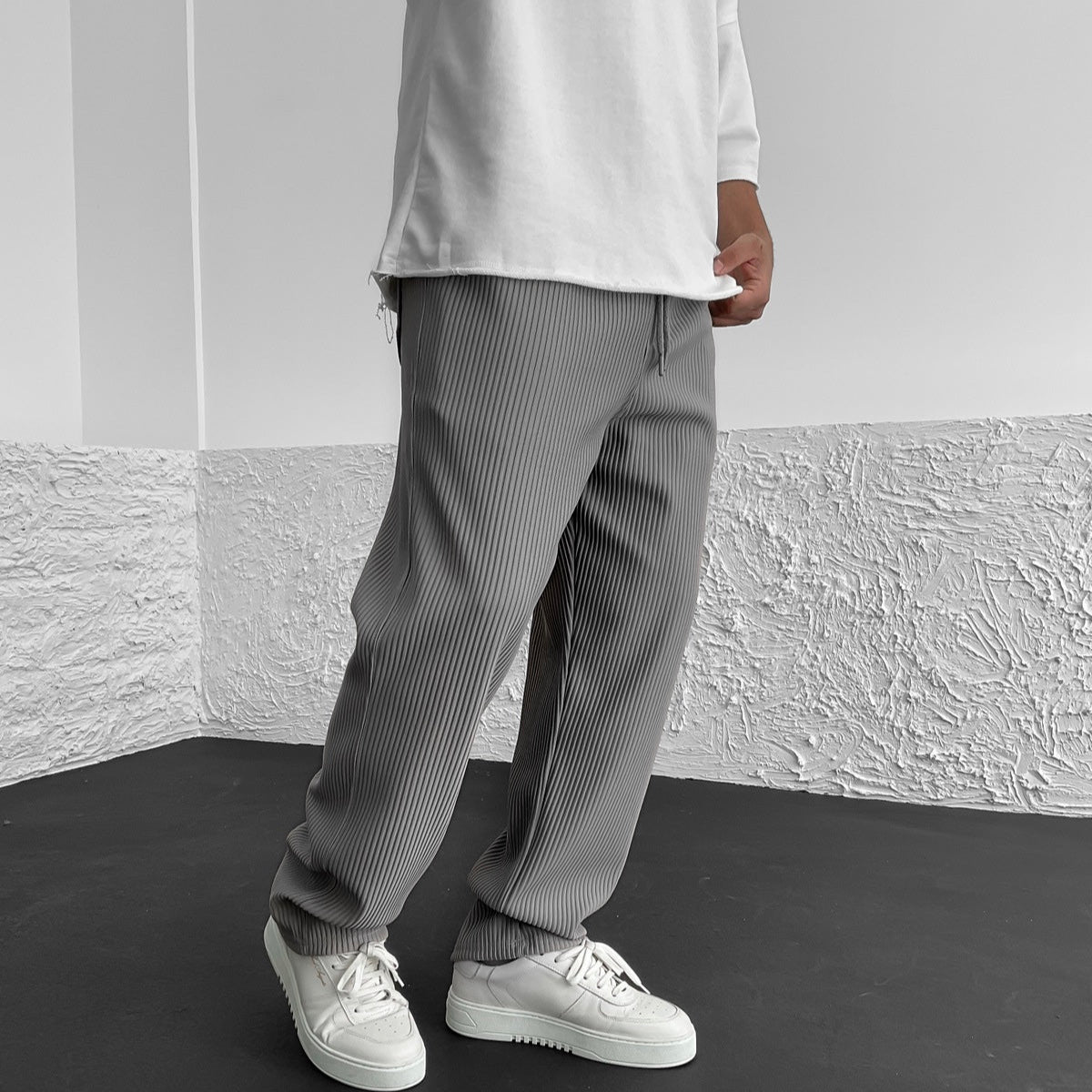 TF ~RIBBED TUBE LEG PANT