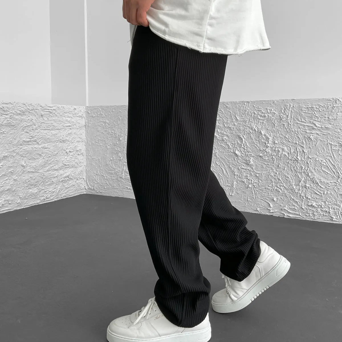 TF ~RIBBED TUBE LEG PANT